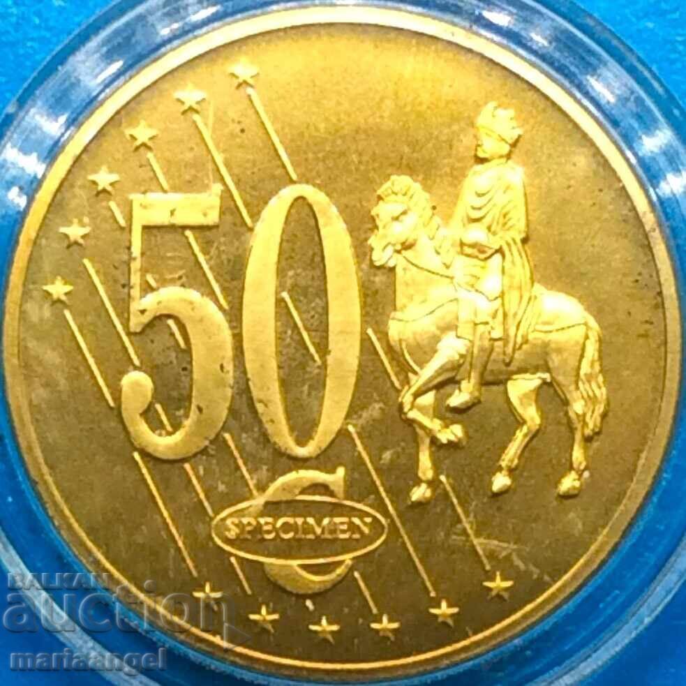 Μάλτα 50 λεπτά ευρώ 2003 20,9γρ Δείγμα Specimen Essei - 6