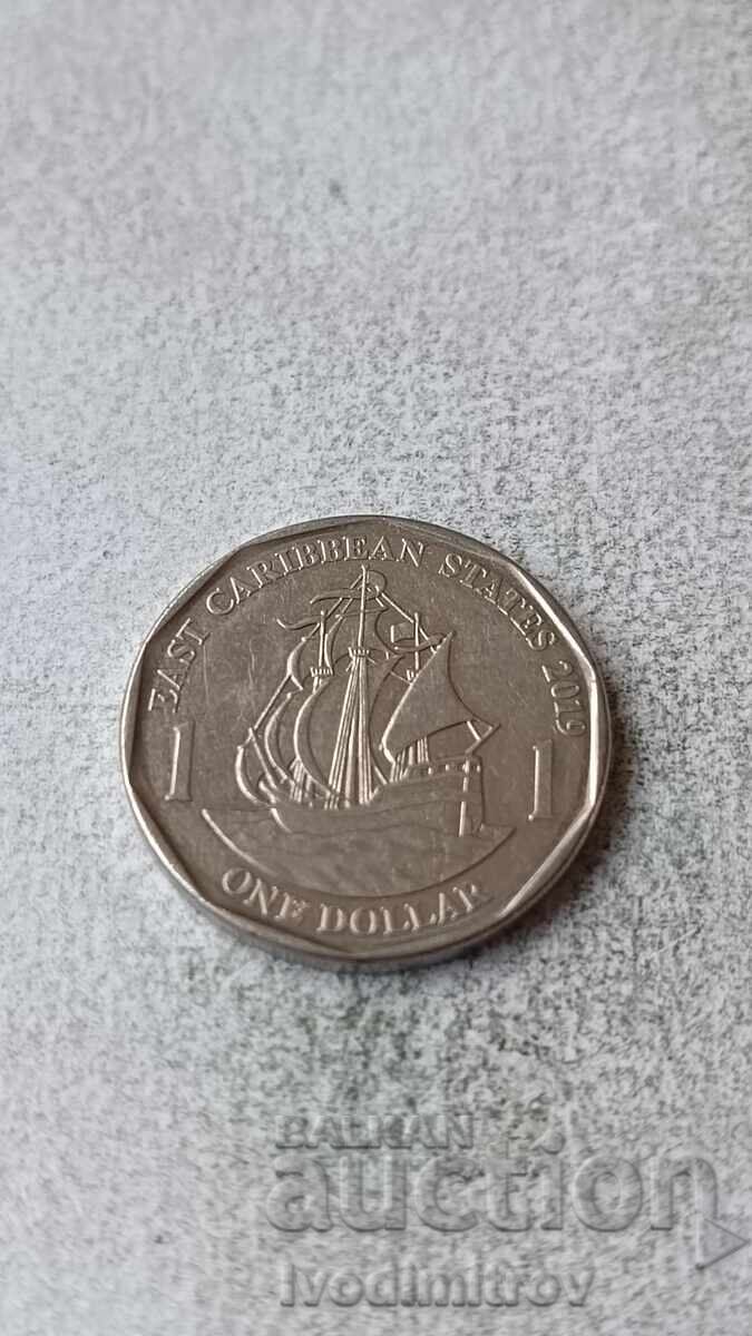 Ανατολικές Καραϊβικές Νήσοι 1 δολάριο 2019