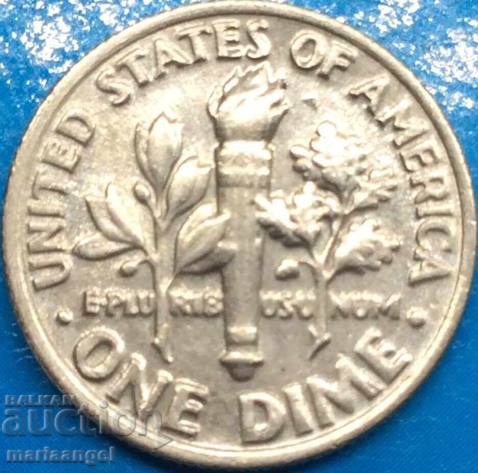 Monedă de 10 cenți 1989 SUA - 6