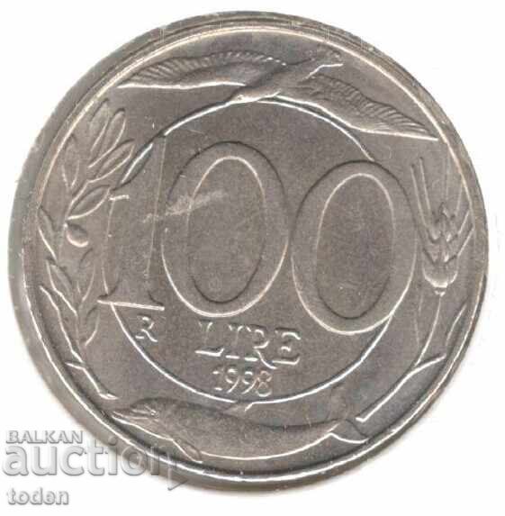 Italy - 100 Lire - 1998 R - KM# 159
