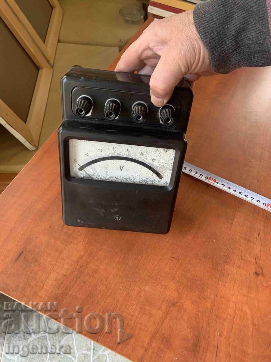 Licitație INSTRUMENT DE MĂSURARE VOLTMETRU BACELIT