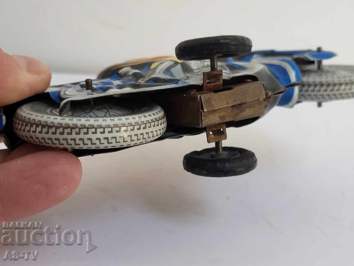 Licitație Jucărie veche de tablă, motocicletă