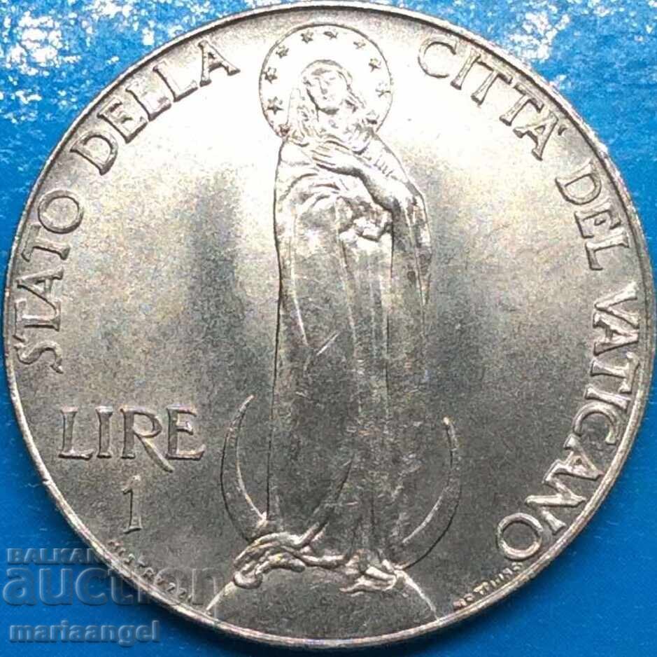 1 лира 1941  Ватикан 3
