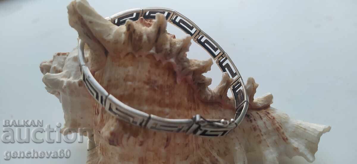 Licitație Brățară veche cu motiv de cheie grecească antică