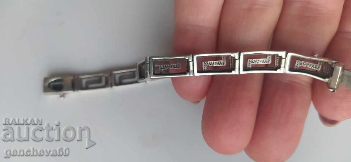 Brățară veche cu motiv de cheie grecească antică - 6