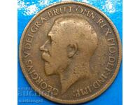 Marea Britanie 1/2 penny 1913 George V - nu comună