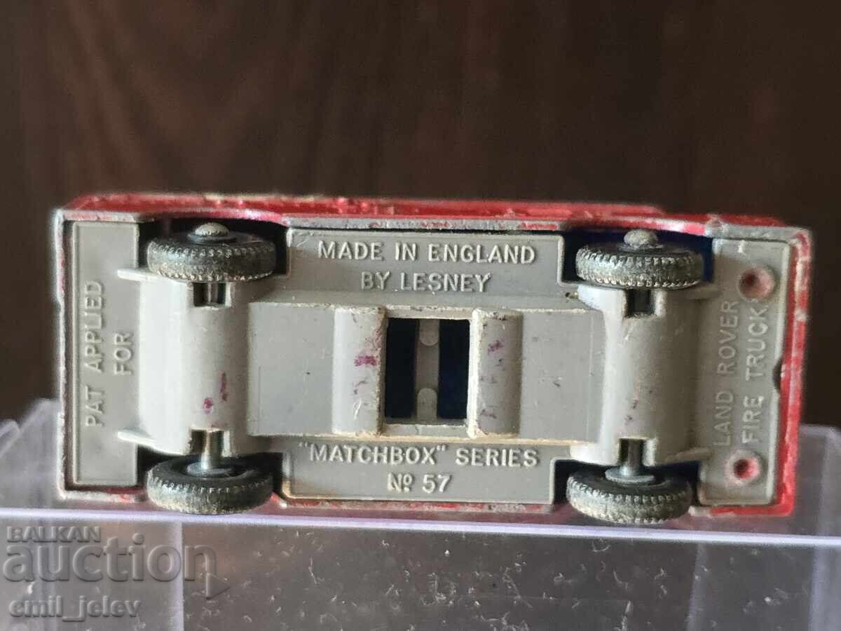 LESNEY Matchbox-57C Land Rover Fire Truck 1966-1969 god - 6