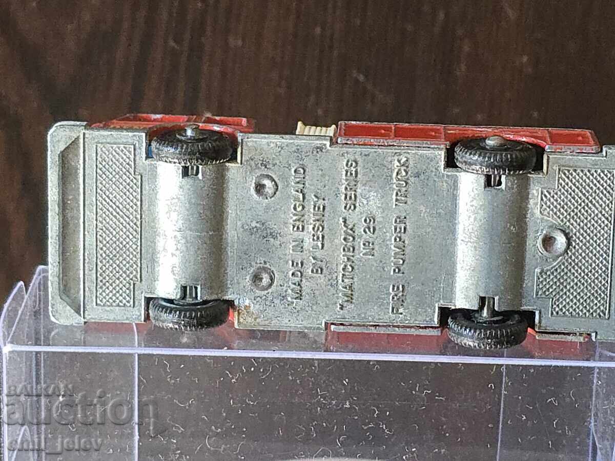 LESNEY Matchbox-29C Fire Pumper Truck 1966-1969 - 6