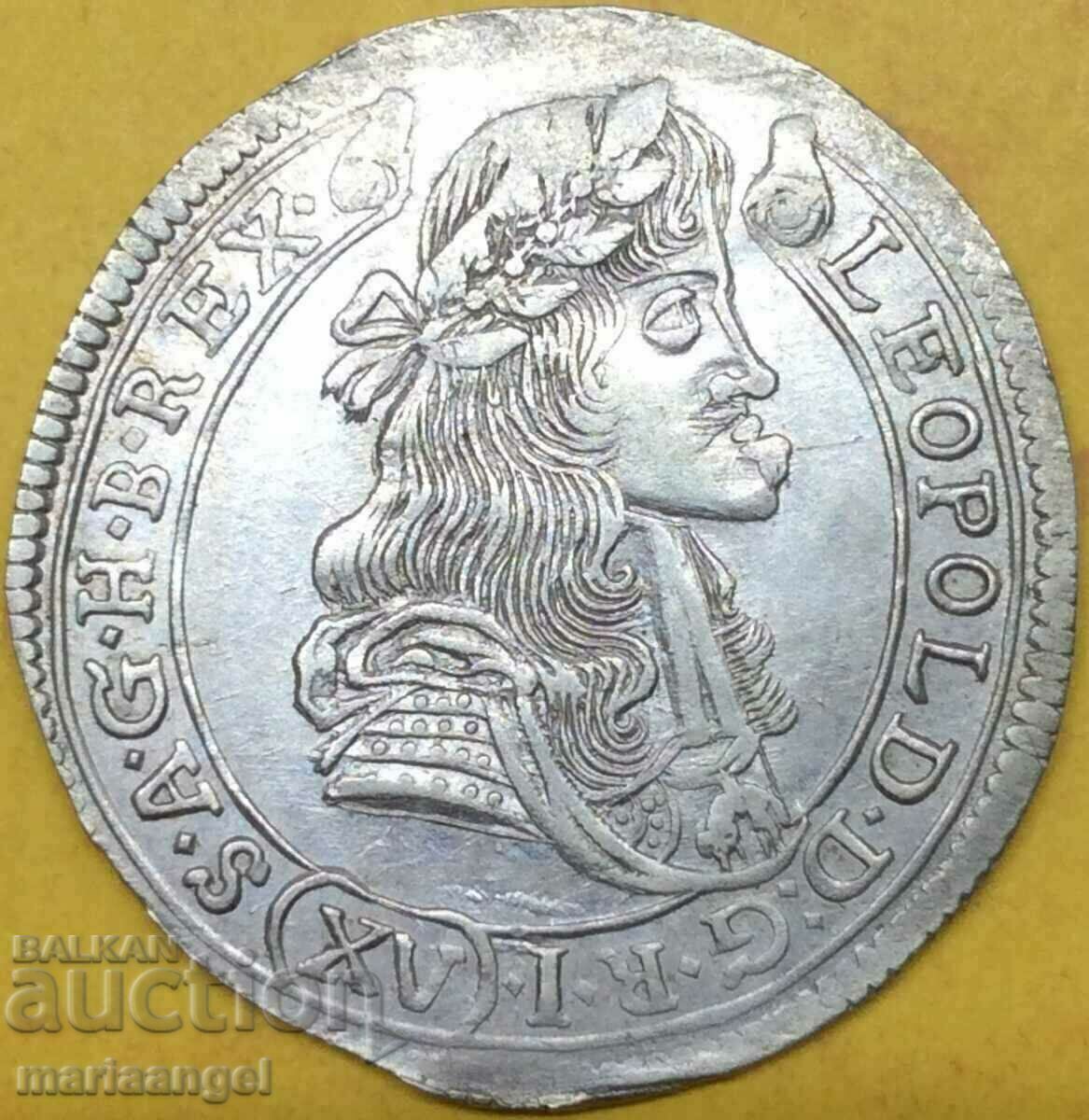 Austria XV cruiser 1681 Kremnitz Leopold I 30mm - 5 Austria XV cruiser 1681 Kremnitz Leopold I 30mm - 5