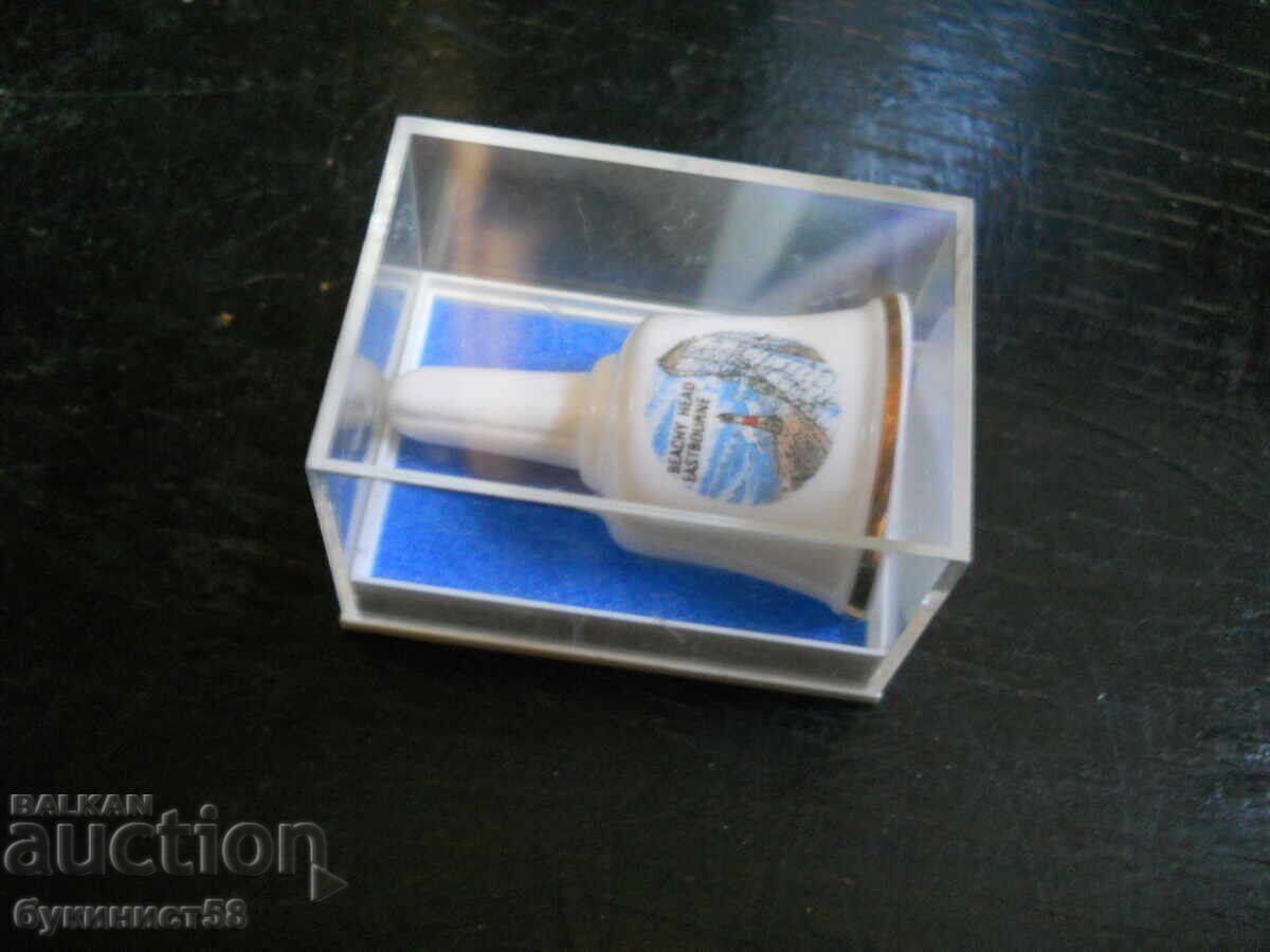 Auction  Porcelain Christmas bell (tree decoration)