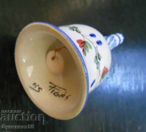 Porcelain Christmas bell (tree decoration) with price 10.00 BGN | € 5.11