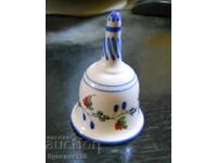 Porcelain Christmas bell (tree decoration)