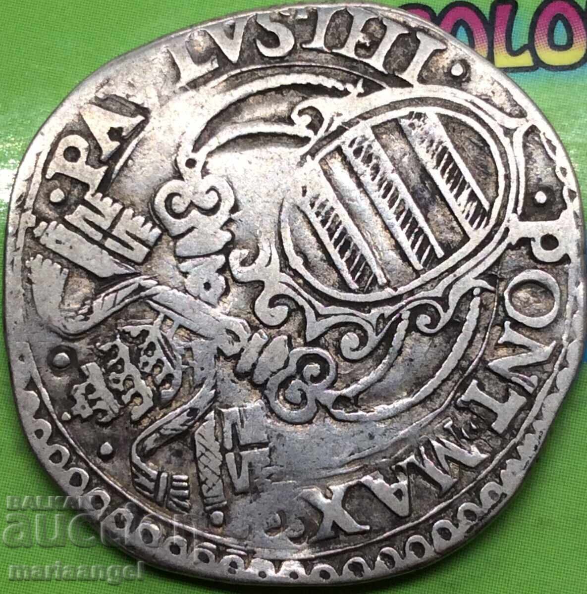 Delivery of Teston Paul IV Vatican Rome silver