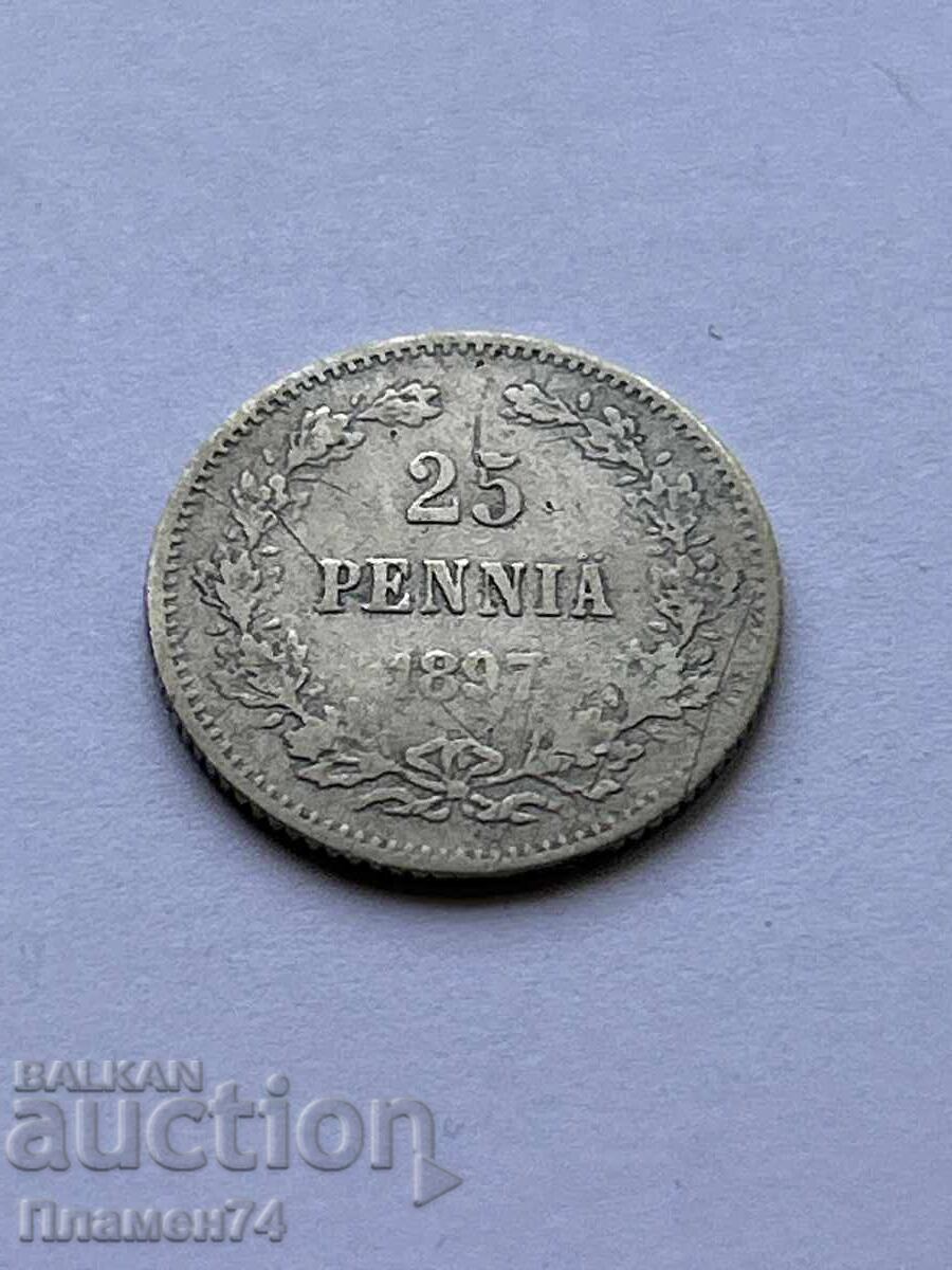 25 penni 1897 Finlanda