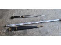 Old kama with horn features