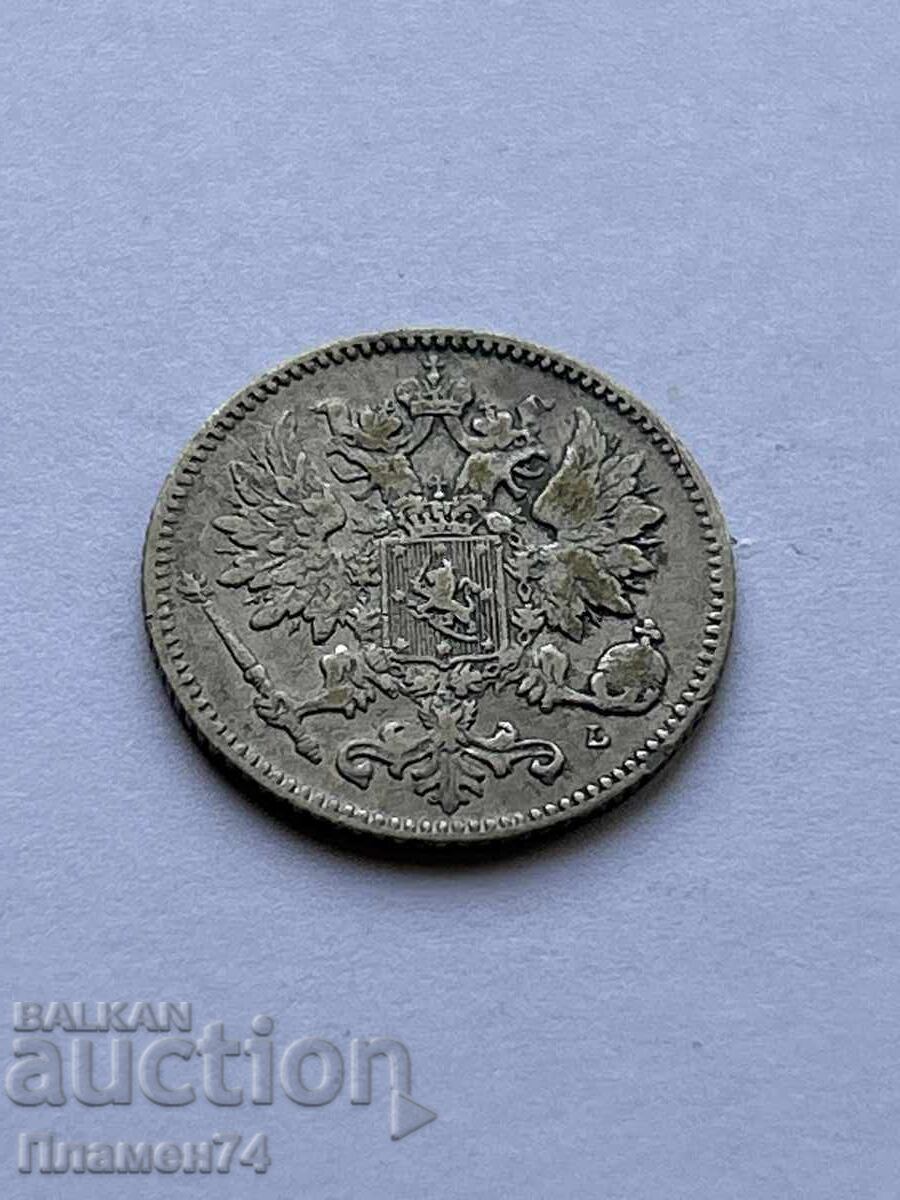 25 пенита 1901 Финландия с цена 8.00 лв. | € 4.09
