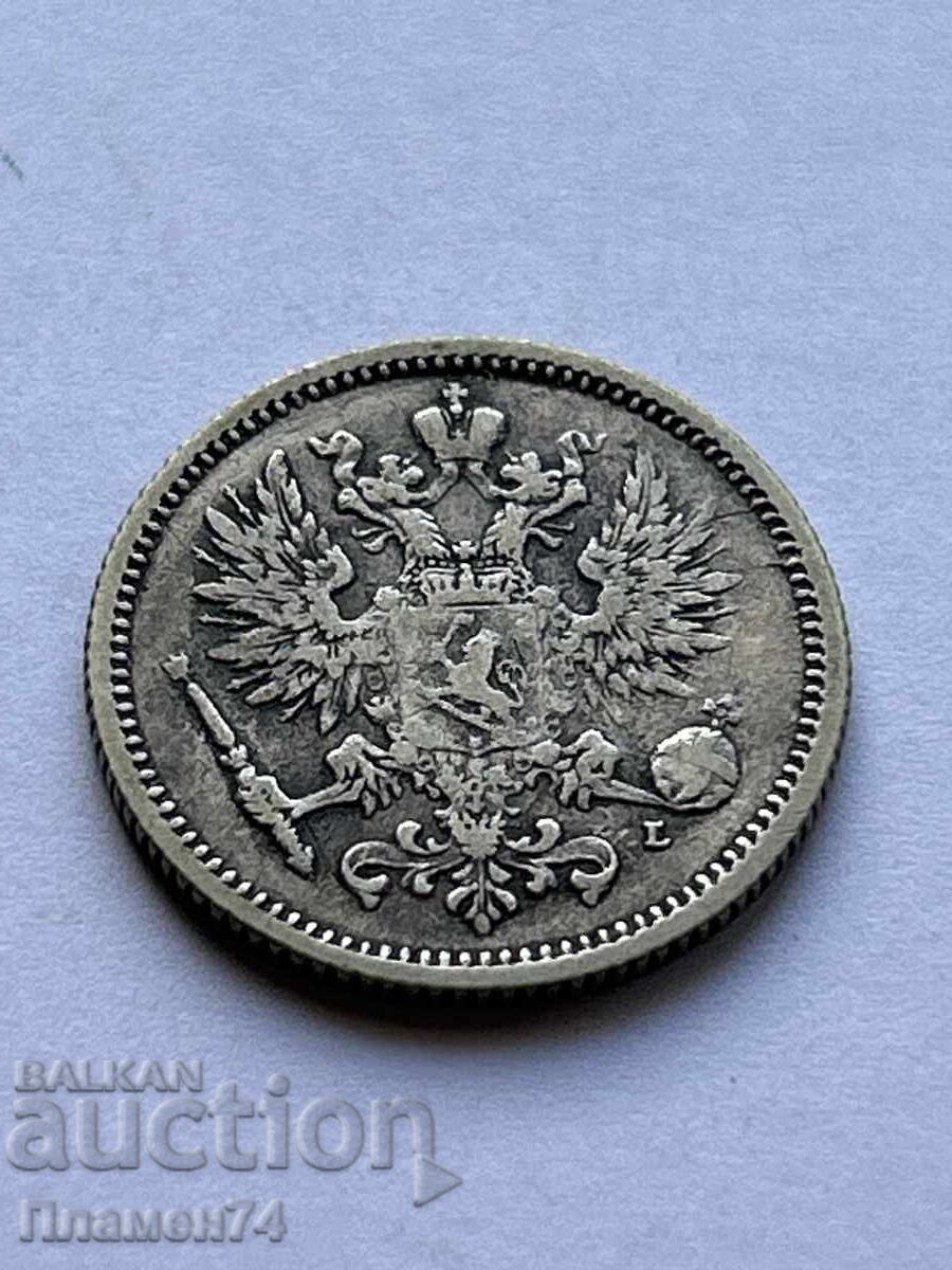 50 пенита 1891 Финландия с цена 15.00 лв. | € 7.67