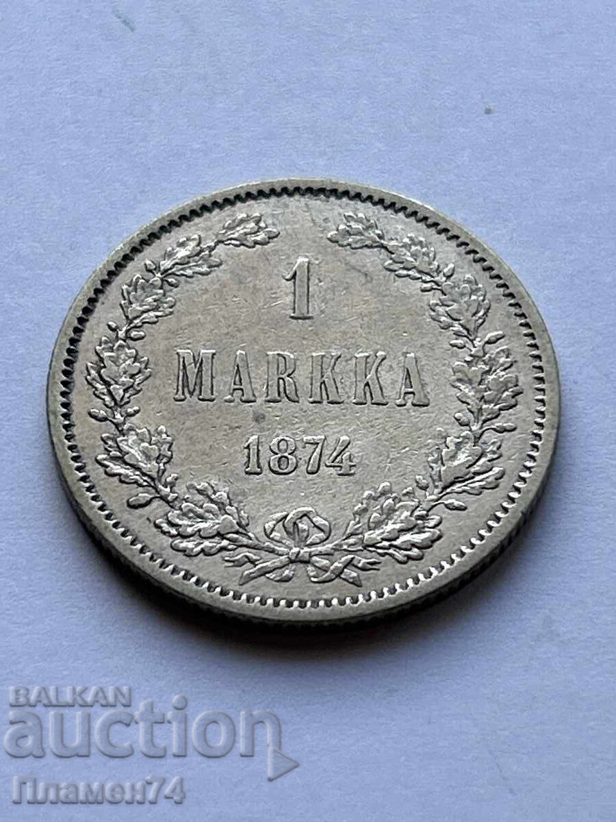 1 марка 1874 Финландия 1 марка 1874 Финландия