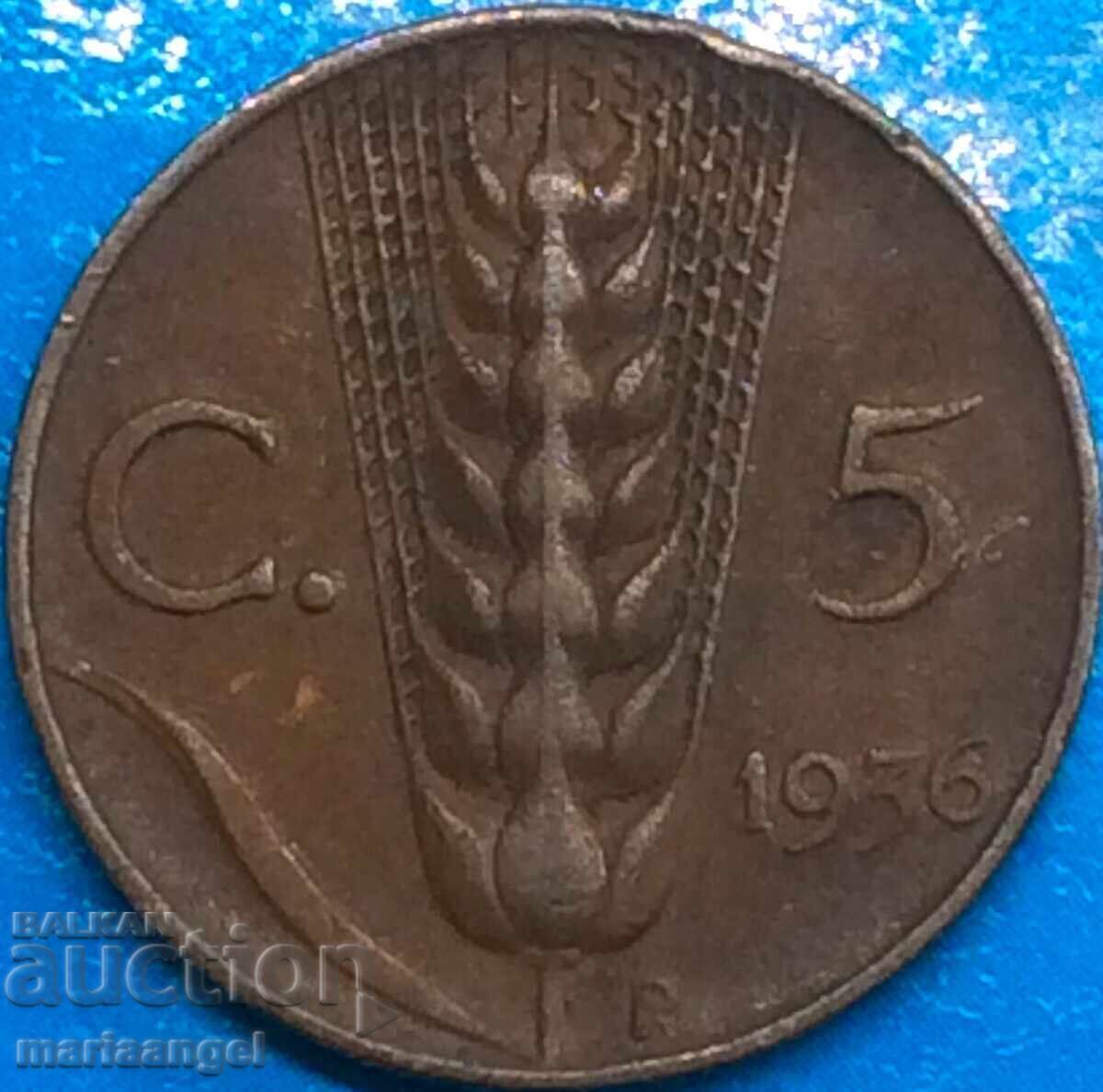 5 Чентесими 1936 Италия 5 Чентесими 1936 Италия