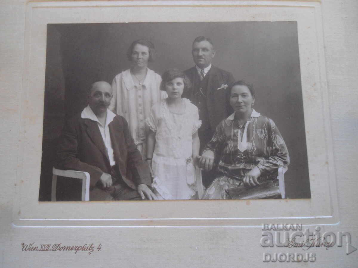 Old photo, cardboard Old photo, cardboard