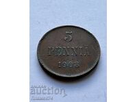 5 πένι 1908 Φινλανδία