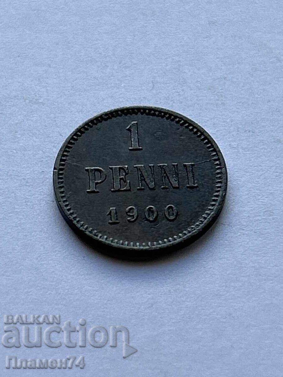 1 пени 1900 Финландия
