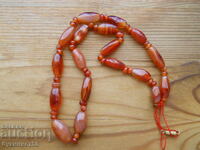 Colier din pietre semiprețioase (carnelian)