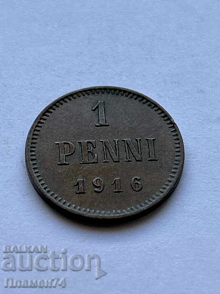 1 penny 1916 Finland