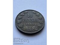 10 πένι 1909 Φινλανδία