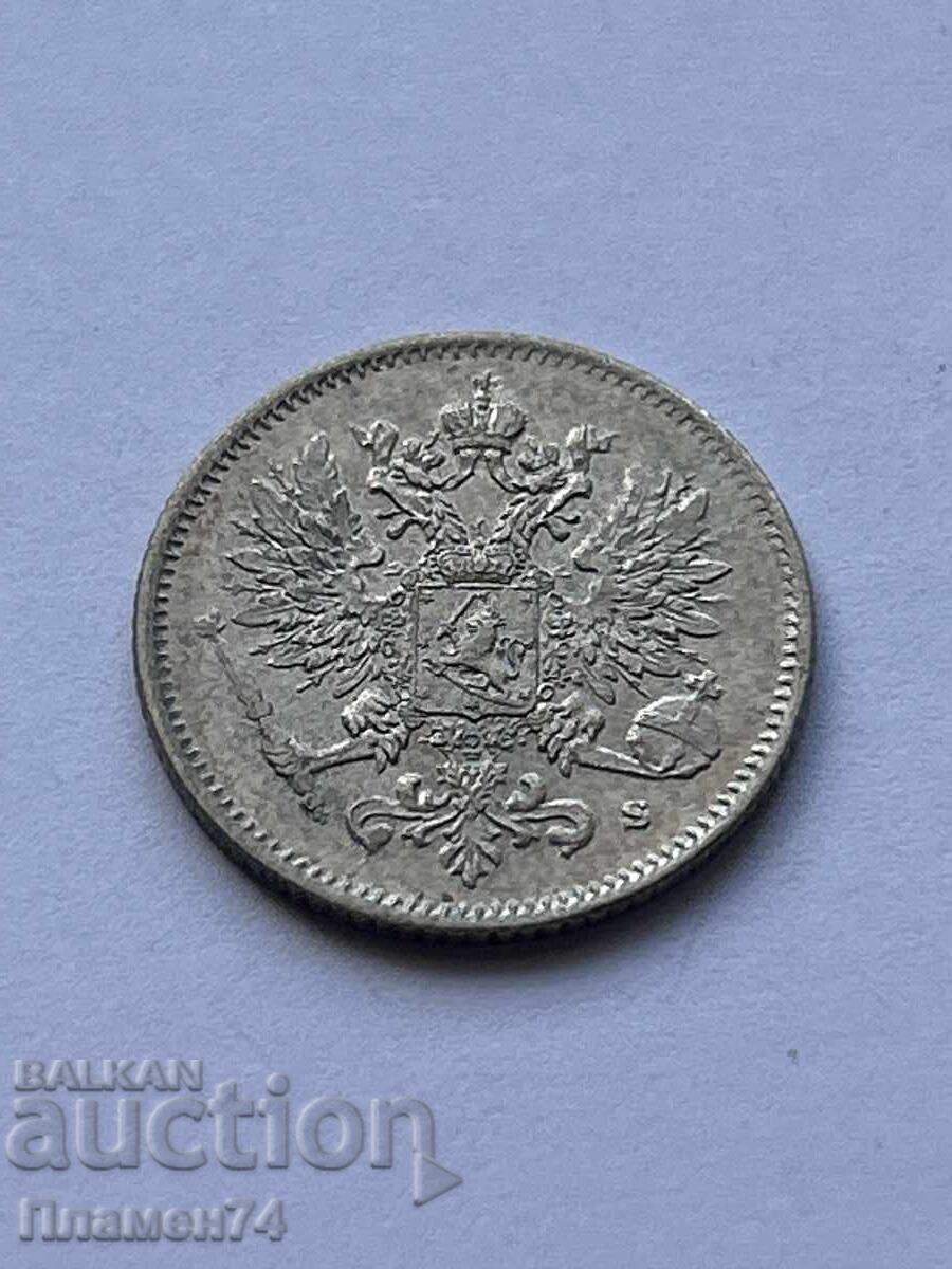 25 penniä 1916 Finland with price 10.00 BGN | € 5.11