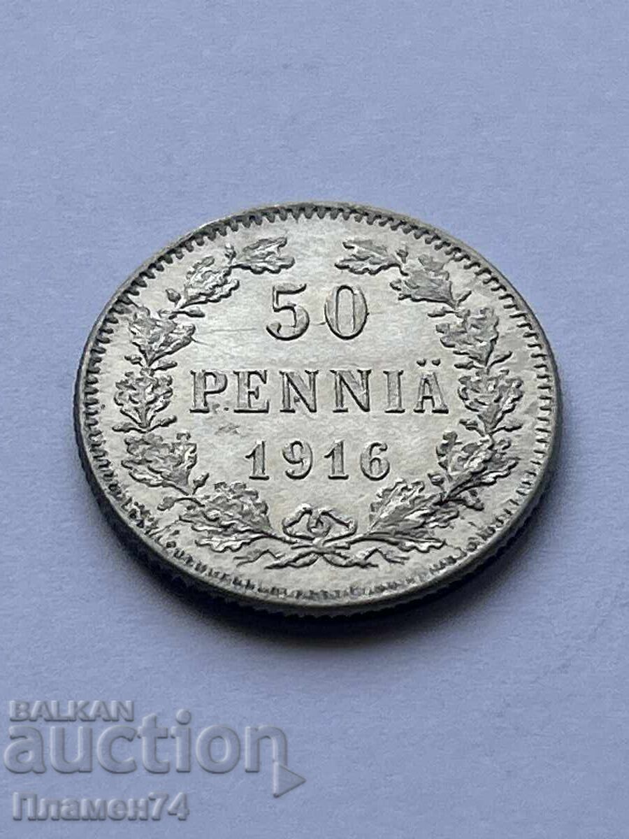 50 penni 1916 Finlanda