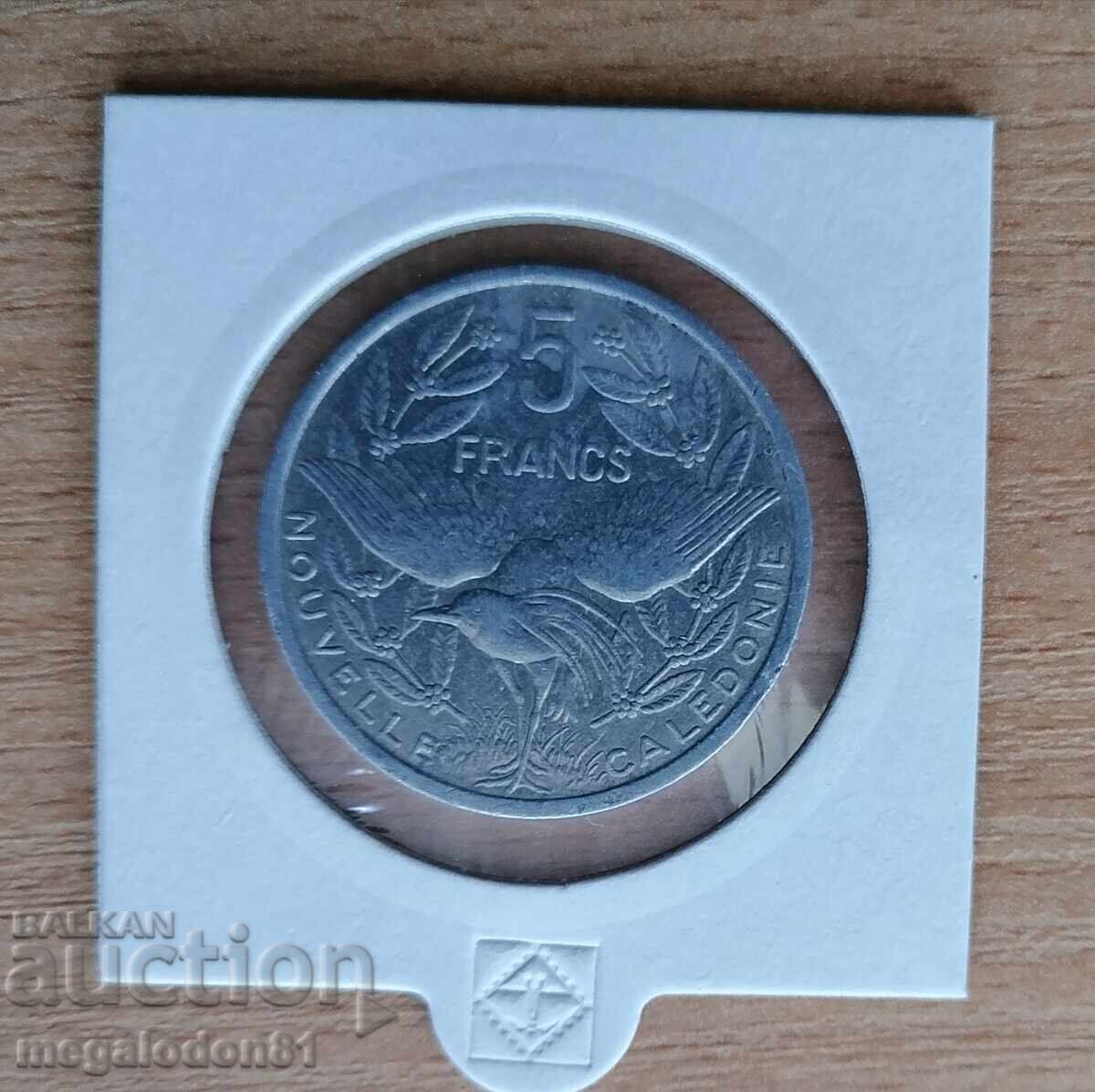 Νέα Καληδονία (Γαλλία) - 5 φράγκα 1983 Νέα Καληδονία (Γαλλία) - 5 φράγκα 1983