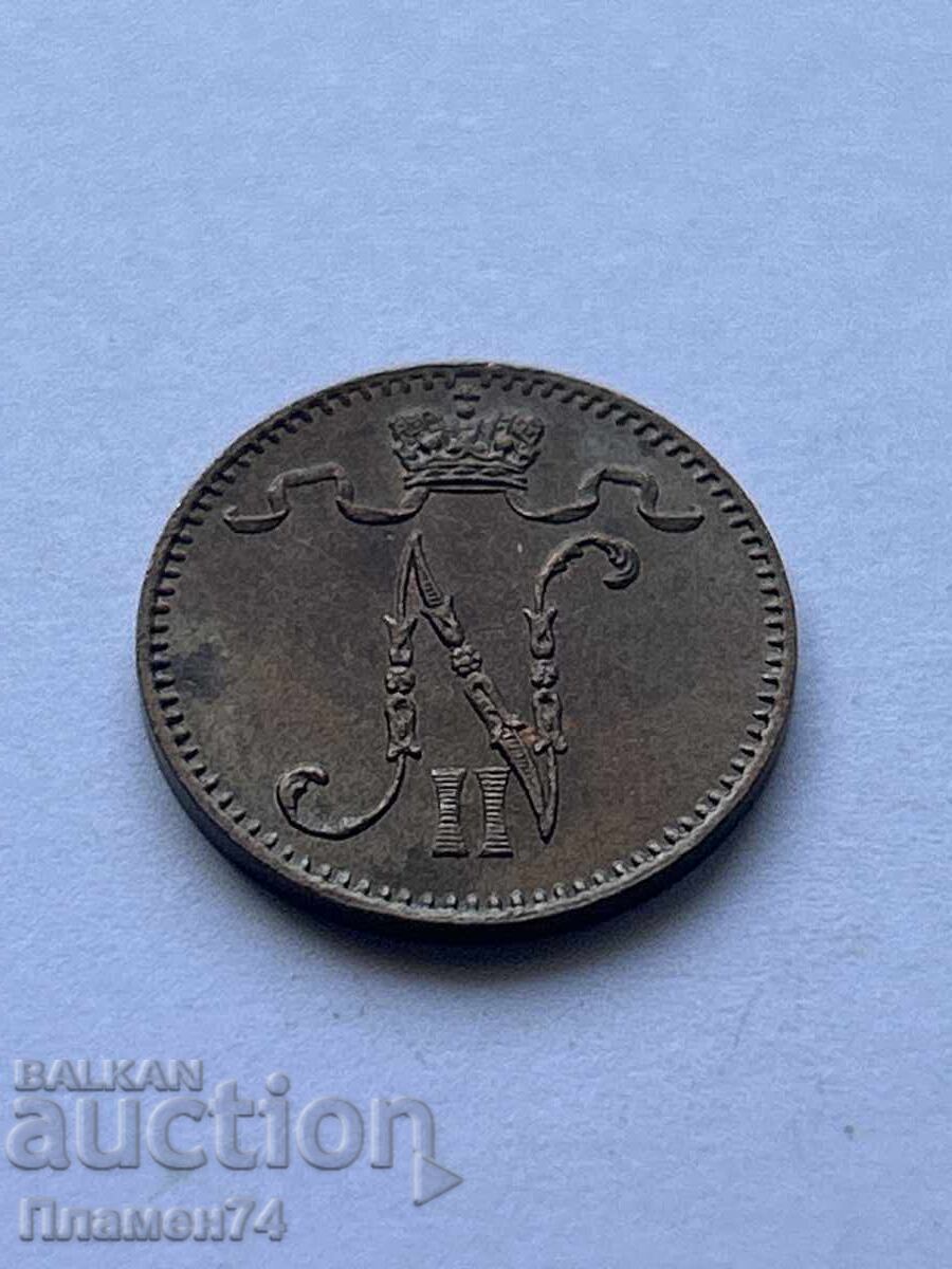 1 penny 1899 Finlanda cu preț 18.00 BGN | € 9.20