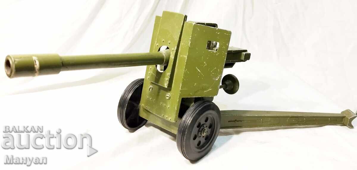 Licitație Jucărie metalică, tun, D44, Al Doilea Război Mondial, Rusia, funcțională Licitație Jucărie metalică, tun, D44, Al Doilea Război Mondial, Rusia, funcțională