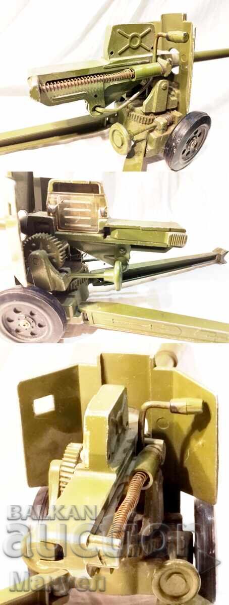 Jucărie metalică, tun, D44, Al Doilea Război Mondial, Rusia, funcțională - 6 Jucărie metalică, tun, D44, Al Doilea Război Mondial, Rusia, funcțională - 6