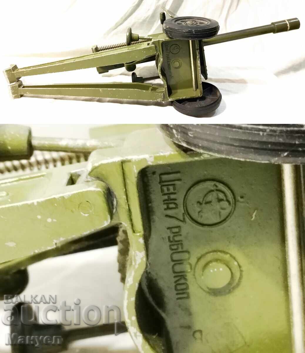 Jucărie metalică, tun, D44, Al Doilea Război Mondial, Rusia, funcțională - 7 Jucărie metalică, tun, D44, Al Doilea Război Mondial, Rusia, funcțională - 7