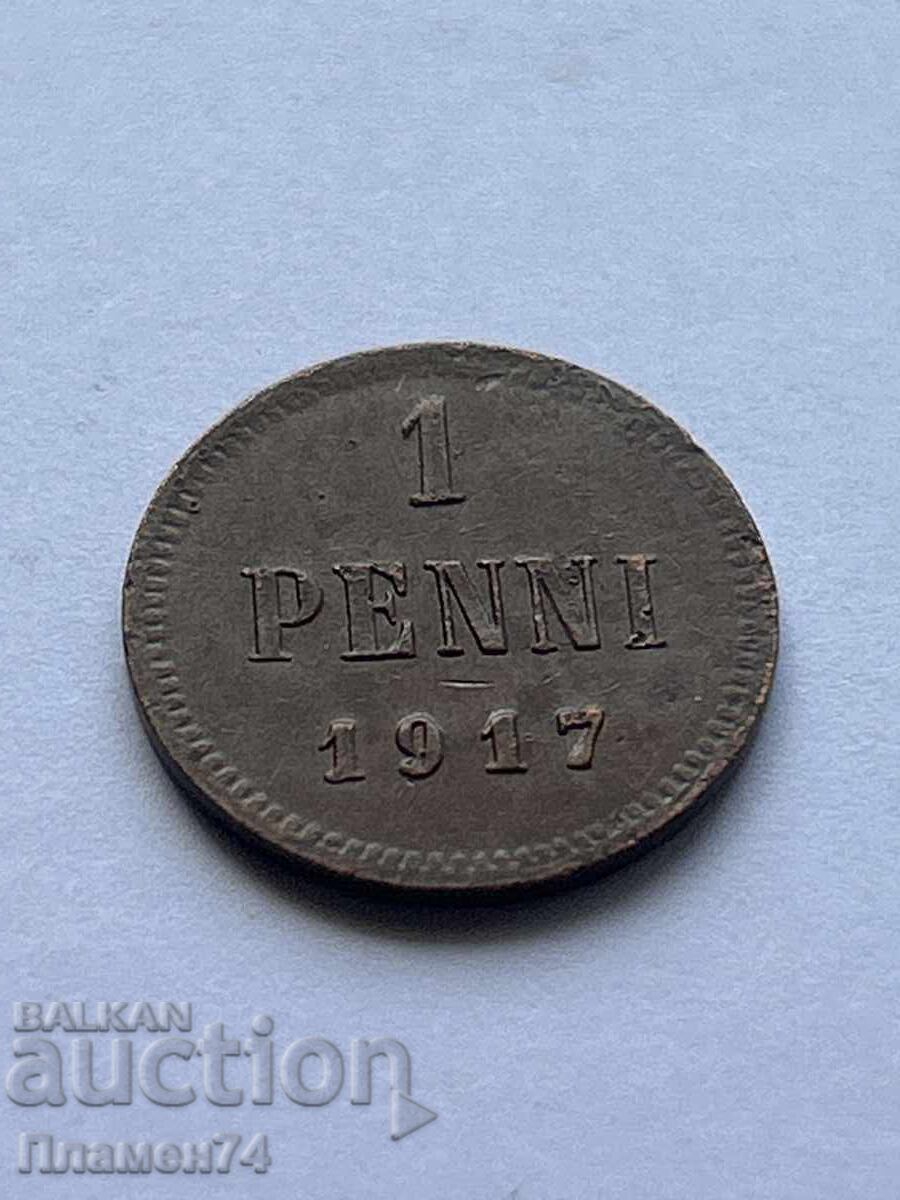 1 penny 1917 Finlanda