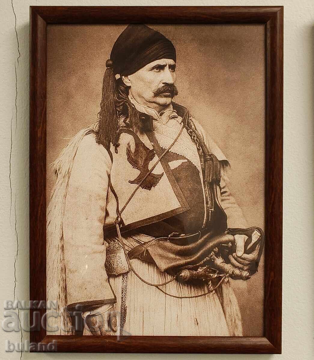 High quality portrait of Ilio Voivoda in Haydutin frame