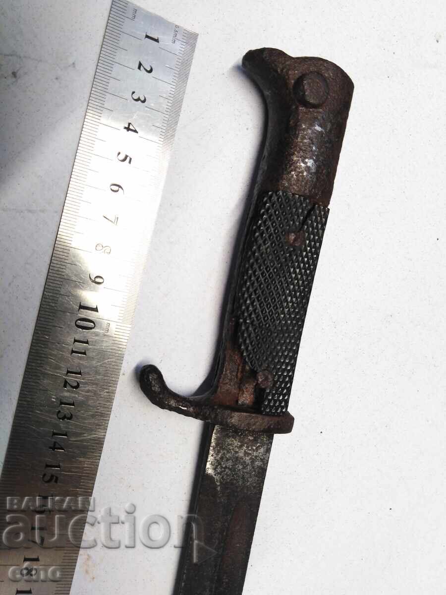 OLD GERMAN BAYONET, KNIFE, DAGGER, WWI, WWII with price 85.00 BGN | € 43.46