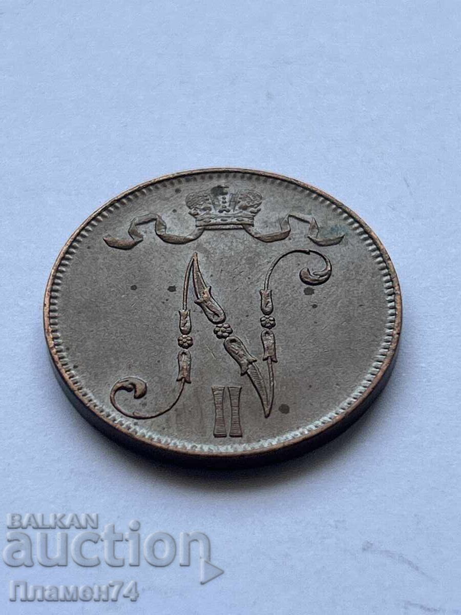 5 пенита 1915 Финландия с цена 12.00 лв. | € 6.14