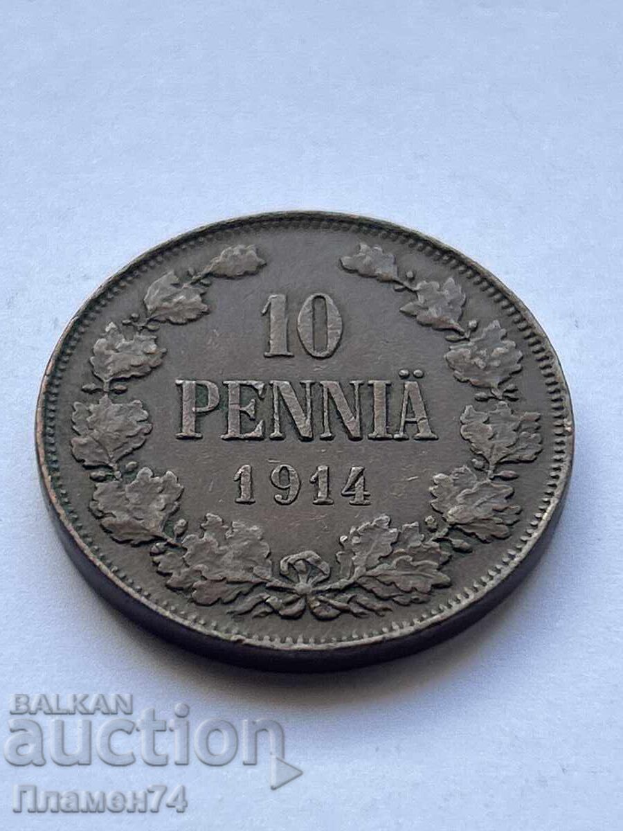 10 Pennies 1914 Finland
