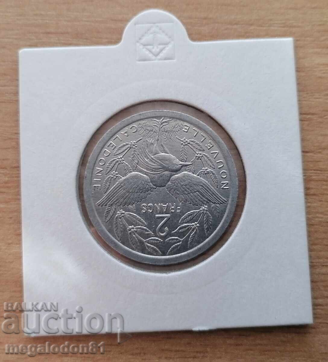 New Caledonia - 2 Francs, 1999 New Caledonia - 2 Francs, 1999