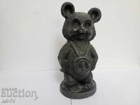 Veche figurină de jucărie din fontă a Urșului Mișa Campion