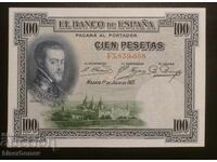 100 Pesetas Spain, 1925, aUNC