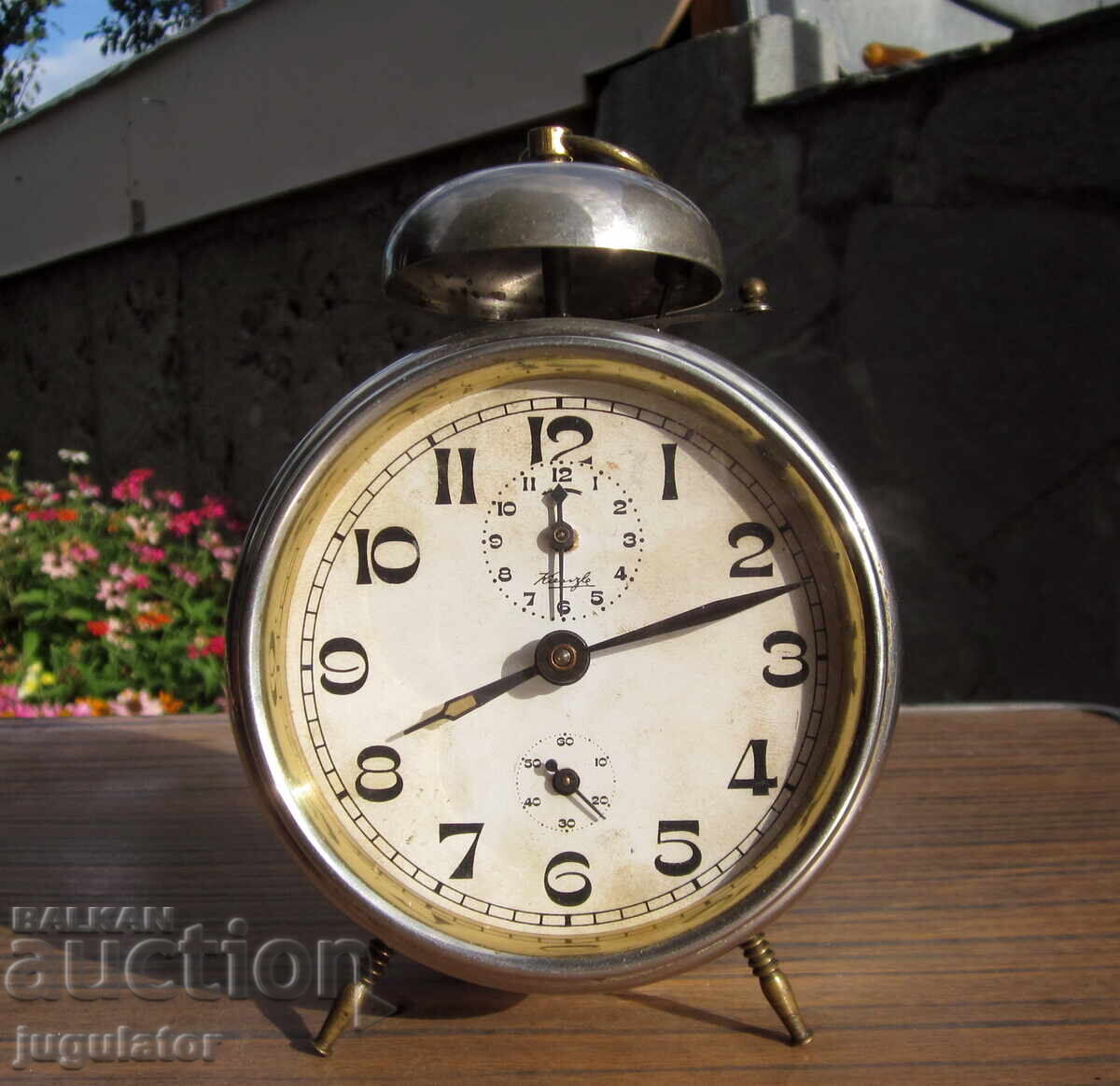 Αρχαίο Γερμανικό ρολόι-ξυπνητήρι KIENZLE ΚΙΕΝΖΛΕ με κουτί - 5