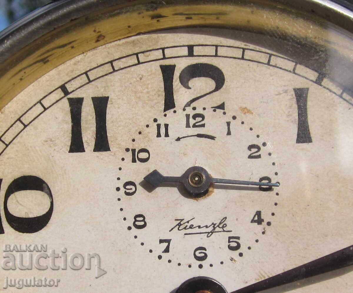 Αρχαίο Γερμανικό ρολόι-ξυπνητήρι KIENZLE ΚΙΕΝΖΛΕ με κουτί - 6