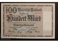100 mărci Germania/Bavaria, 1922, 100 mark Germania, UNC