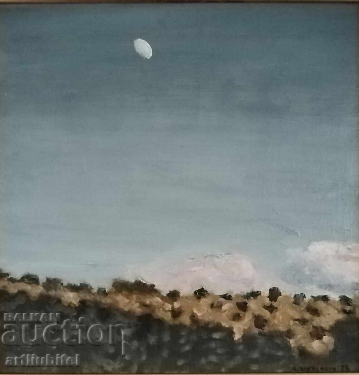 Albert Hadjiganiev - tablou - ulei pe pânză, 68 x 68 cm cu preț 5600.00 BGN | € 2863.23