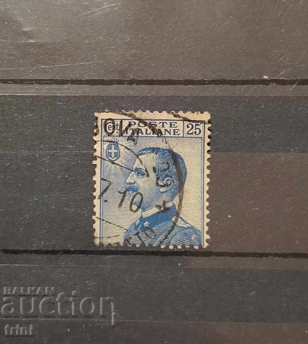 Ιταλία 1908 μ.Χ. Βασιλιάς Βιτόριο Εμμανουήλ Γ'