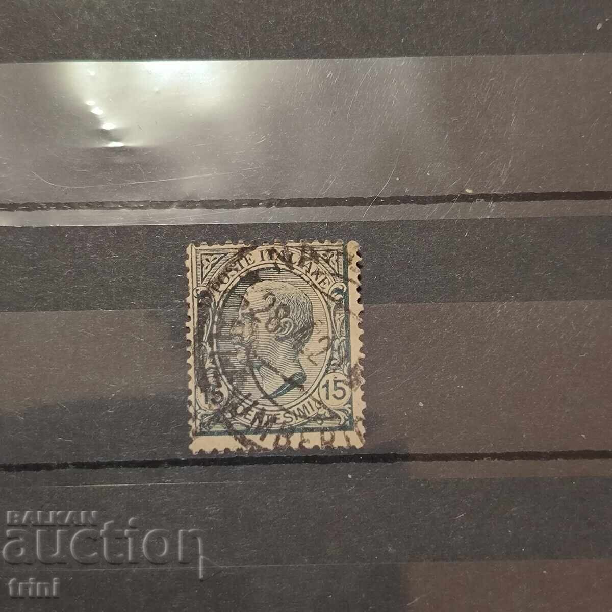 Италия 1918 г. Крал Виктор Емануил III нови стойности и цвет